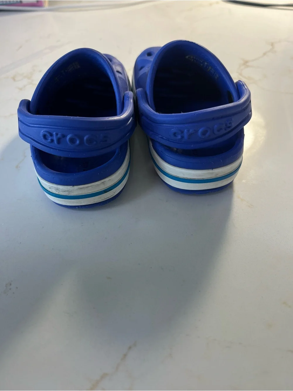 CROCS Kids Slip-On Clog in Bright Blue c4